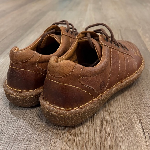 Born Brown Leather Women's Shoes - Picture 4 of 7
